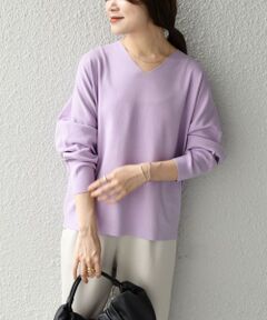 SHIPS / シップス ニット・セーター | 〈手洗い可能〉Vネックプルオーバー