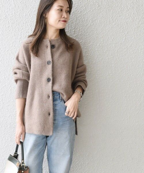 SHIPS / シップス カーディガン・ボレロ | 〈手洗い可能〉へアリーラメクルーネックカーディガン◇ | 詳細11