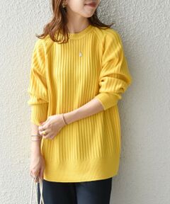 SHIPS / シップス ニット・セーター | SHIPS any: ワイドリブ ウール ラグランスリーブ プルオーバー