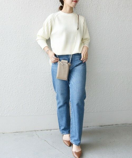 SHIPS / シップス ニット・セーター | SHIPS any: ワイドリブ ウール ラグランスリーブ プルオーバー | 詳細5