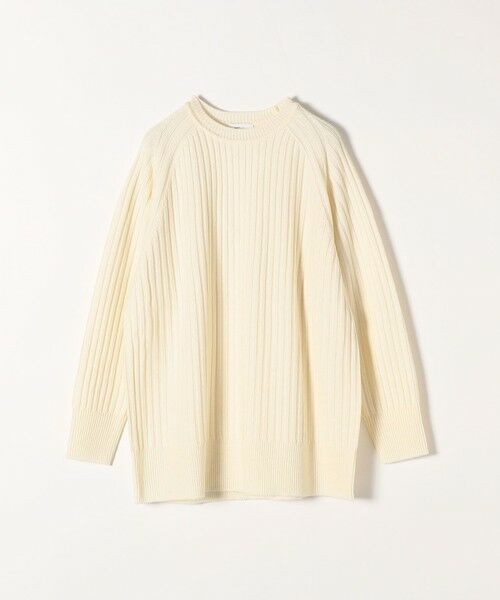 SHIPS / シップス ニット・セーター | SHIPS any: ワイドリブ ウール ラグランスリーブ プルオーバー | 詳細1