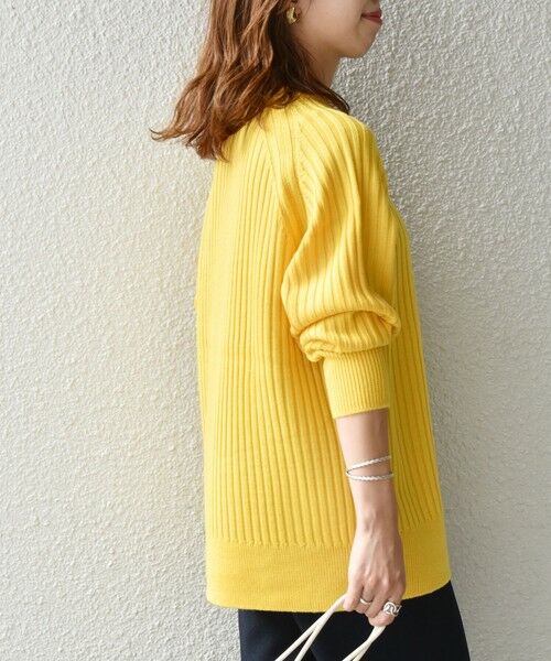 SHIPS / シップス ニット・セーター | SHIPS any: ワイドリブ ウール ラグランスリーブ プルオーバー | 詳細11