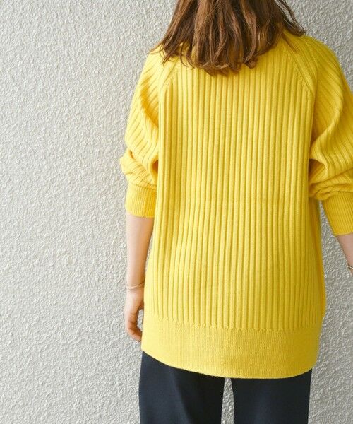 SHIPS / シップス ニット・セーター | SHIPS any: ワイドリブ ウール ラグランスリーブ プルオーバー | 詳細12