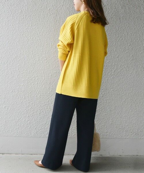 SHIPS / シップス ニット・セーター | SHIPS any: ワイドリブ ウール ラグランスリーブ プルオーバー | 詳細14