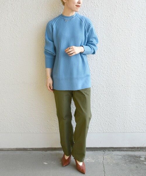 SHIPS / シップス ニット・セーター | SHIPS any: ワイドリブ ウール ラグランスリーブ プルオーバー | 詳細22