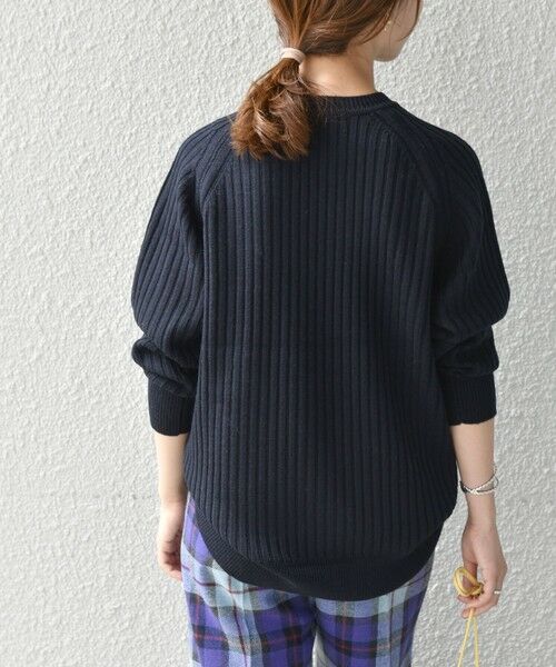 SHIPS / シップス ニット・セーター | SHIPS any: ワイドリブ ウール ラグランスリーブ プルオーバー | 詳細27