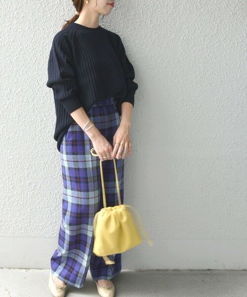 SHIPS / シップス ニット・セーター | SHIPS any: ワイドリブ ウール ラグランスリーブ プルオーバー | 詳細28