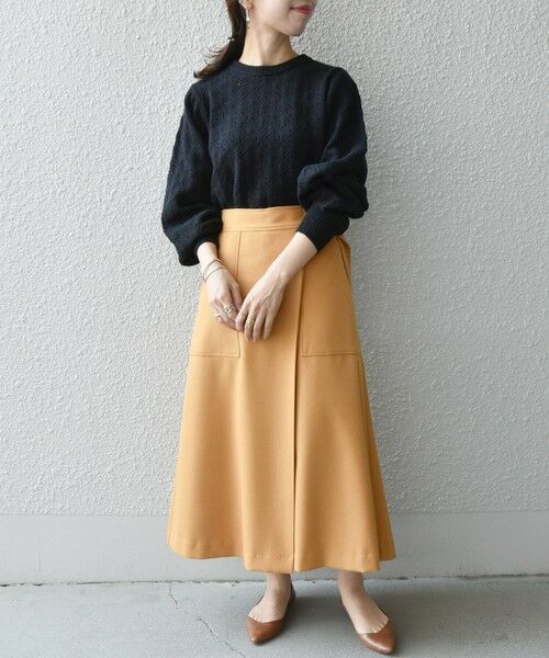 SHIPS / シップス ニット・セーター | SHIPS any: レースワーク パフスリーブ プルオーバー | 詳細5