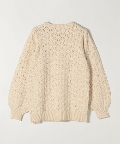 SHIPS / シップス ニット・セーター | SHIPS any: レースワーク パフスリーブ プルオーバー | 詳細8