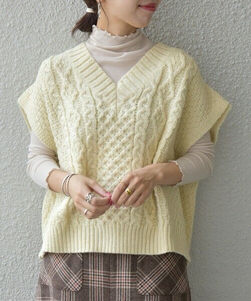 セール】 【SHIPS any別注】Oldderby Knitwear: オーバー アラン