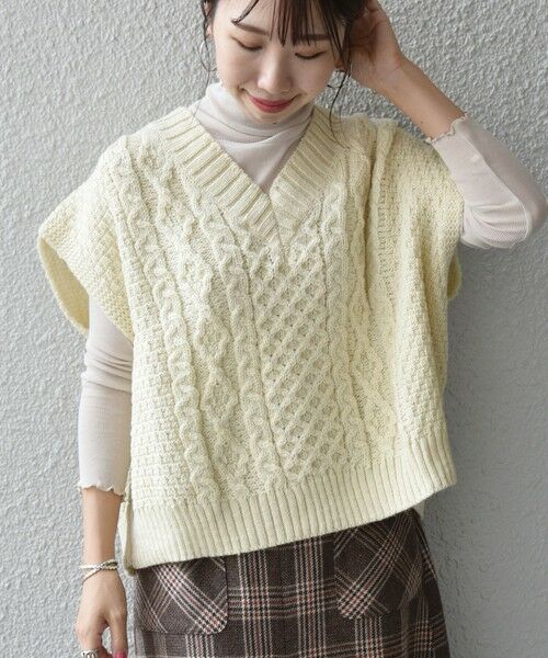 高価買取【Aランク美品】【Oldderby Knitwear】ニットベスト トップス