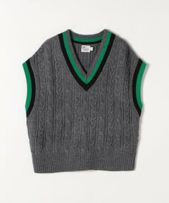SHIPS / シップス ベスト | Traditional Weatherwear: チルデン ケーブル ニット ベスト