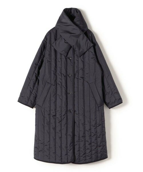 セール】 Primary NavyLabel:キルティングリバーシブルロングコート