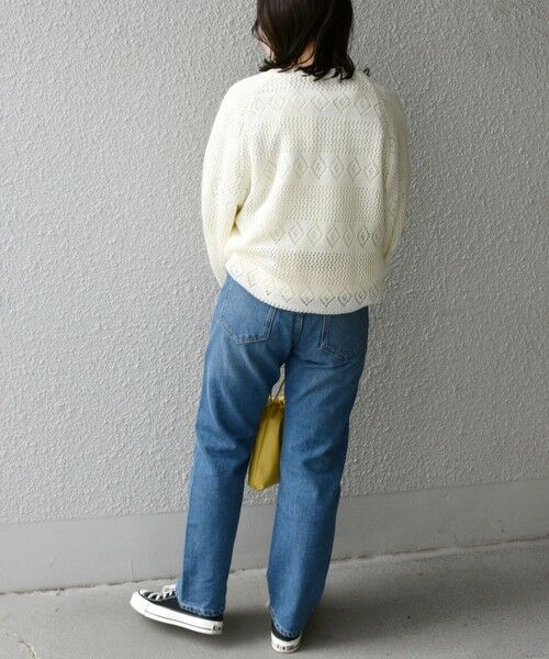 SHIPS / シップス その他トップス | SHIPS any: レース ニット ライク スリット プルオーバー | 詳細9