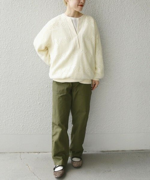 SHIPS / シップス その他トップス | SHIPS any: レース ニット ライク スリット プルオーバー | 詳細13