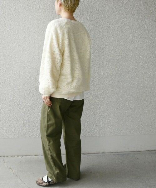 SHIPS / シップス その他トップス | SHIPS any: レース ニット ライク スリット プルオーバー | 詳細14