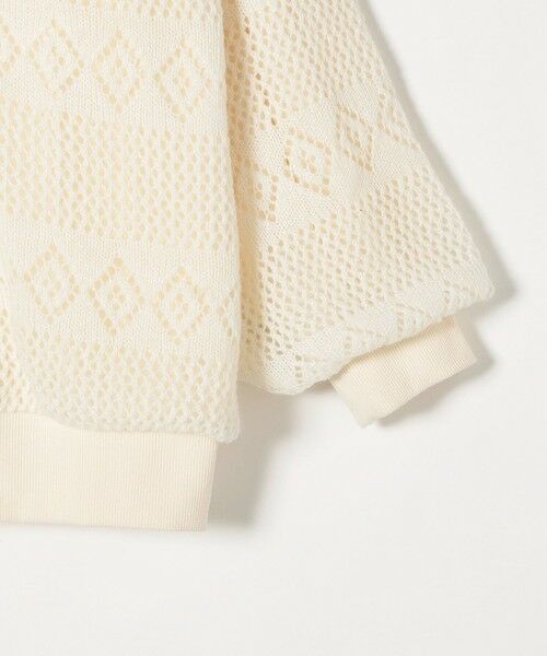 SHIPS / シップス その他トップス | SHIPS any: レース ニット ライク スリット プルオーバー | 詳細5