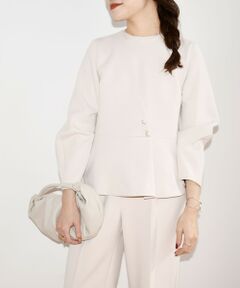 SHIPS / シップス カットソー | kaene:パールモチーフクルーネックカットソー◇