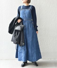 【SHIPS別注】Wrangler：ジャンパースカート◆