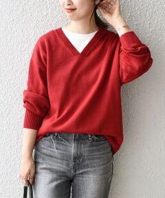 SHIPS / シップス ニット・セーター | 〈手洗い可能〉ウォッシャブルVネックニット◇