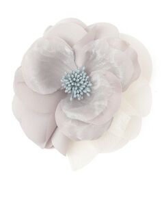 SHIPS / シップス ブローチ・コサージュ | フラワーモチーフコサージュ（ライトグレー）