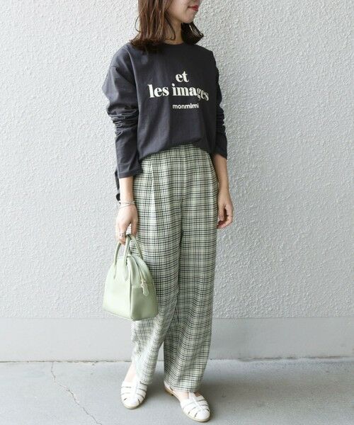 SHIPS for women / シップスウィメン カットソー | 【SHIPS any別注】MONMIMI: プリント ロング Tシャツ2 | 詳細10