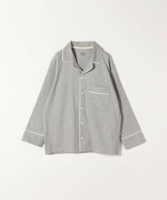 SHIPS any & cozy: オープンカラー パジャマ フランネルシャツ<WOMEN>