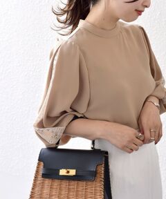 SHIPS / シップス シャツ・ブラウス | * 〈洗濯機可能〉スタンド カラー レース スリーブ ブラウス◇