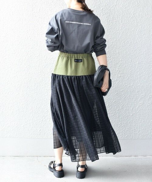 SHIPS for women / シップスウィメン ロング・マキシ丈スカート | 【SHIPS別注】MAISON No.8：〈手洗い可能〉ミリタリードッキングスカート | 詳細8