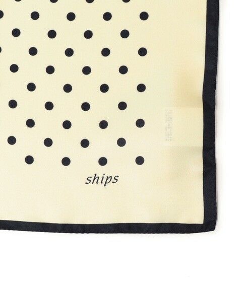 SHIPS for women / シップスウィメン バンダナ・スカーフ | ドットシルクスカーフ 65×65 | 詳細2