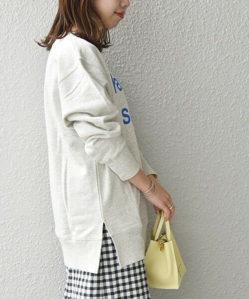 SHIPS for women / シップスウィメン スウェット | 【SHIPS any別注】THE KNiTS: チュニック ロゴ スウェット | 詳細7