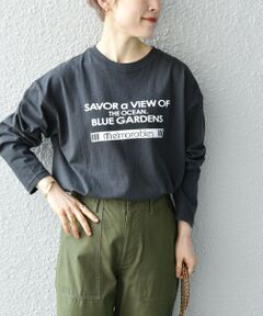 SHIPS / シップス Tシャツ | 【SHIPS any別注】THE KNiTS: ロゴ ビッグ TEE