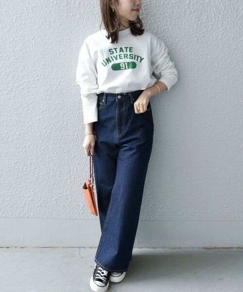 SHIPS for women / シップスウィメン Tシャツ | 【SHIPS any別注】THE KNiTS: ロゴ ビッグ TEE | 詳細6