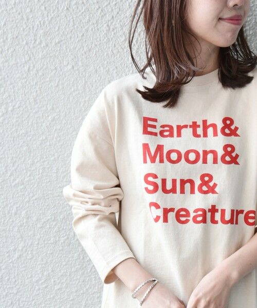 SHIPS for women / シップスウィメン Tシャツ | 【SHIPS any別注】THE KNiTS: ロゴ ビッグ TEE | 詳細21
