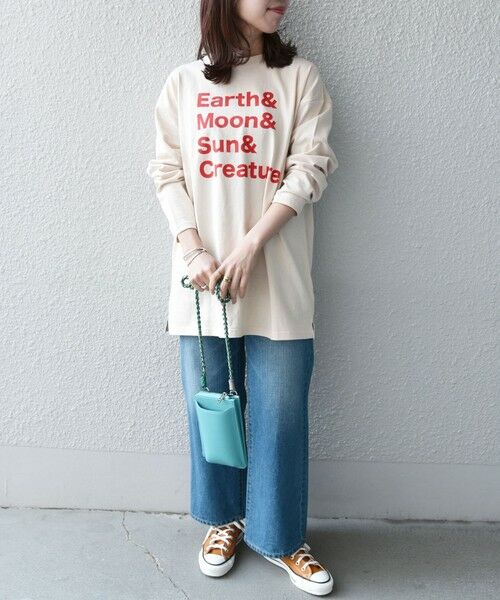 SHIPS for women / シップスウィメン Tシャツ | 【SHIPS any別注】THE KNiTS: ロゴ ビッグ TEE | 詳細23