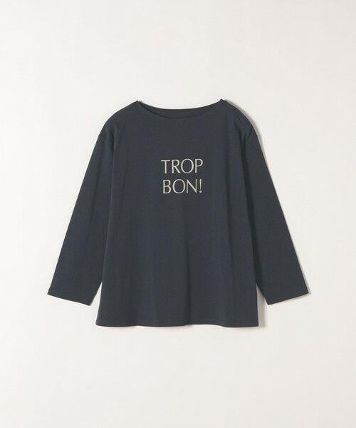 SHIPS for women / シップスウィメン カットソー | SHIPS any: Calisson ロゴ ロングスリーブ TEE | 詳細1