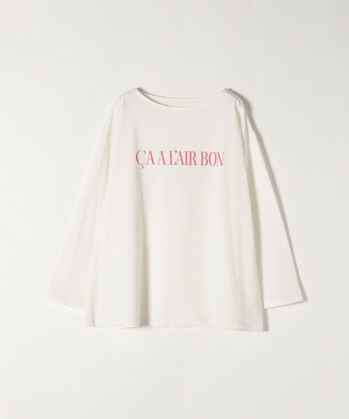 SHIPS for women / シップスウィメン カットソー | SHIPS any: Calisson ロゴ ロングスリーブ TEE | 詳細12
