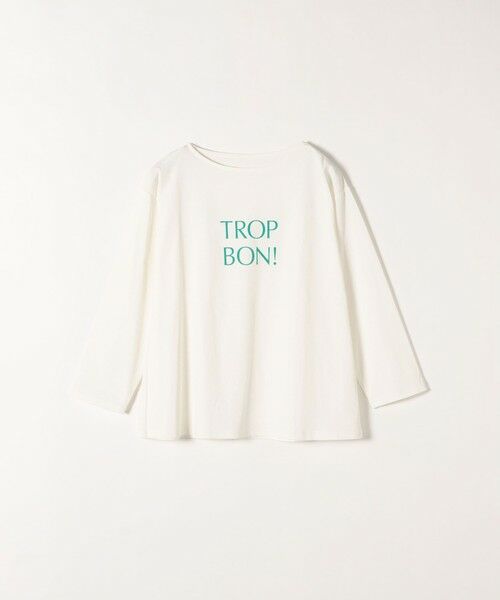 SHIPS for women / シップスウィメン カットソー | SHIPS any: Calisson ロゴ ロングスリーブ TEE | 詳細13