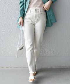 Healty DENIM:〈ウォッシャブル〉H.Salt テーパード デニム パンツ