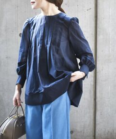 SHIPS / シップス シャツ・ブラウス | 〈手洗い可能〉コットンシルクローンピンタックブラウス◇