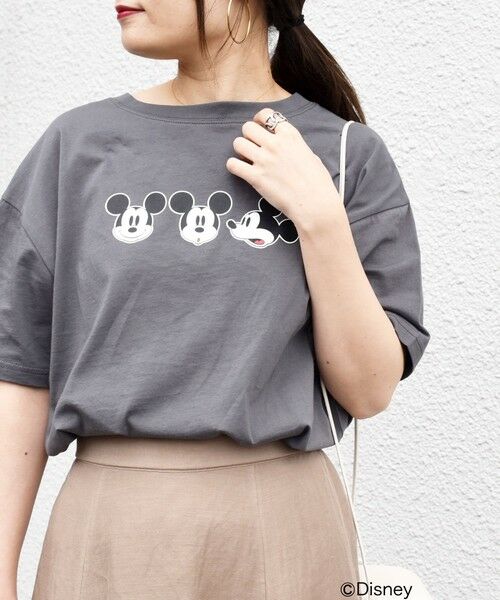 SHIPS for women / シップスウィメン Tシャツ | *オーガニックコットン/ミッキーマウス/TEE◇ | 詳細30