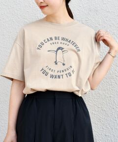 SHIPS / シップス カットソー | 《一部予約》*オーガニックコットンレトロプリントTEE◆