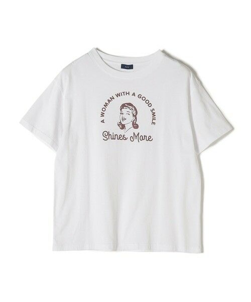 SHIPS for women / シップスウィメン カットソー | *オーガニックコットンレトロプリントTEE◇ | 詳細15