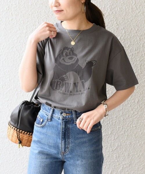 SHIPS for women / シップスウィメン カットソー | 《一部予約》*オーガニックコットンレトロプリントTEE◆ | 詳細25