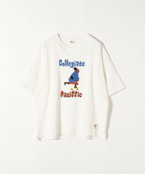 SHIPS for women / シップスウィメン Tシャツ | Collegiate Pacific: V ガゼット Tシャツ | 詳細1