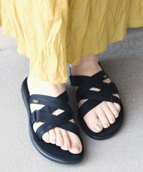 SHIPS for women / シップスウィメン サンダル | Teva: VOYA SLIDE(ブラック） | 詳細7