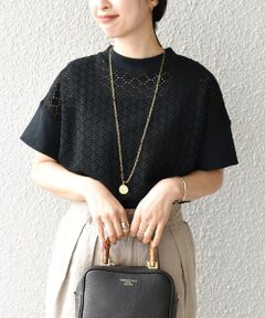 SHIPS / シップス カットソー | *〈手洗い可能〉アイレット ワイド リブ ドッキング トップス◇