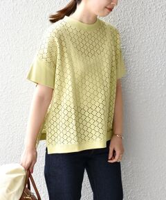 SHIPS / シップス カットソー | *〈手洗い可能〉アイレットワイドリブドッキングトップス◇