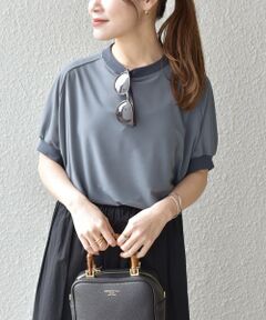 SHIPS / シップス カットソー | *シアーリブギャザースリーブカットソー◇