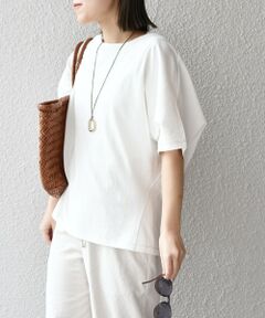 SHIPS / シップス カットソー | *〈UVカット/汗染み防止〉USAコットンドルマンスリーブステッチTEE◇